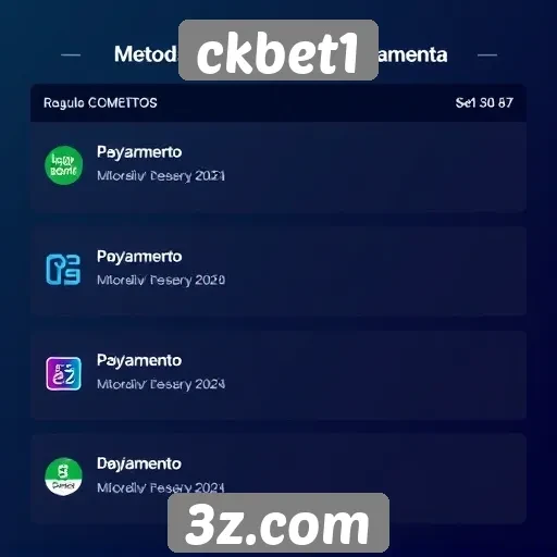 metodos de pagamento aceitos no ckbet1